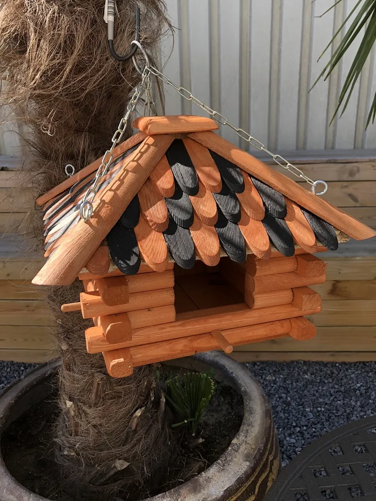 KOTARBAU® Vogelfutterhaus Holz Vogelhaus zum Aufhängen