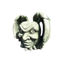 Gargoyle - stenen beeld - 19 cm - in detail - wanddecoratie