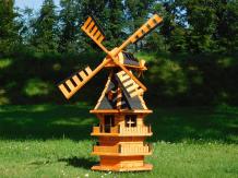 Windmühle mit Regalen - 135 cm - Imprägniertes Holz