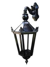 Wandlamp buiten, zwart, buitenlamp klassiek