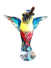 IJsvogel geheel glas, tafel decoratie, huisdeco