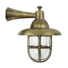 Outdoor lamp, scheepslamp, messing-koper