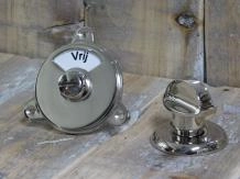 Qrity [Erweitert Schwer Türgriffe Türknauf mit Schloss/Schlüssel,  Türbeschläge Türbeschlag für WC/Badezimmertüren, Verriegelung 60 / 70mm, 3  Metallschlüssel : : Baumarkt
