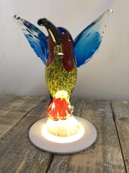 IJsvogel geheel glas, tafel decoratie, huisdeco