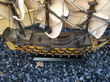 Wereld bekend oorlogschip, HMS VICTORY, handgemaakt