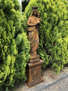 Statue von Maria - Kind, Statue Oxid, Stein