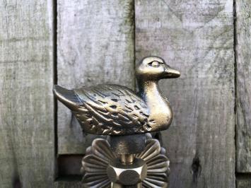 Wasserhahn mit Ente für Gartenbrunnen, Messing