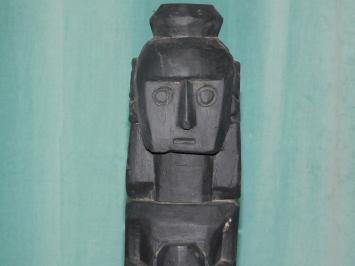 Handgeschnitzte Asmat-Statue, 1/4, Tibal Art Wood