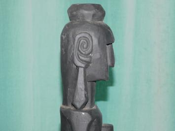 Handgeschnitzte Asmat-Statue, 1/4, Tibal Art Wood