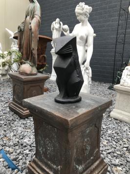 Abstrakte Statue einer Katze / Katze, abstrakte Tierstatue, Gusseisen