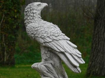 Tuinbeeld adelaar, steen, roofvogel, tuinsculptuur