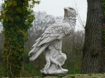 Tuinbeeld adelaar, steen, roofvogel, tuinsculptuur