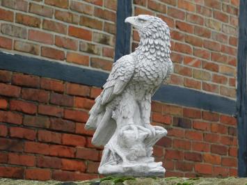 Gartenskulptur Adler, Stein, Greifvogel, Gartenskulptur