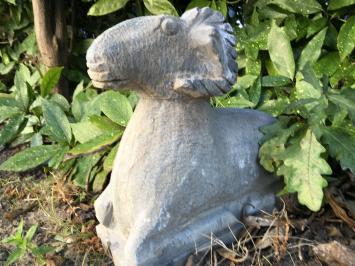 Statue eines indonesischen Ram, Stein geschlagen Handwerk