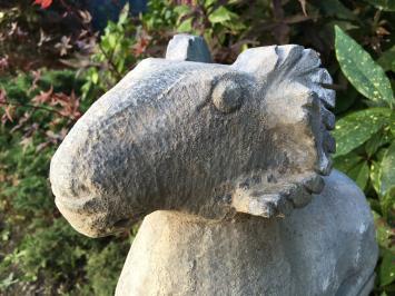 Statue eines indonesischen Ram, Stein geschlagen Handwerk