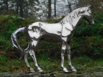 Beeld Paard, alu vernikkeld, decoratief item