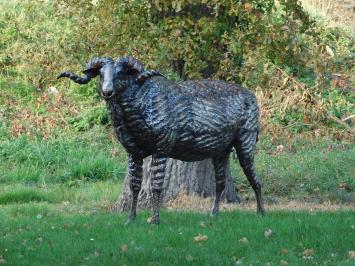 Statue Ram XL - Ganzmetall - Dekorationsobjekt