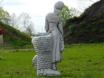 Statue Kind mit Wasserlauf - 60 cm - Stein