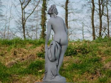 Statue Halbnackte Frau - 65 cm - Stein