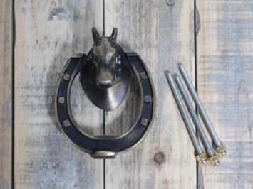 Deurklopper Paardenhoofd, Brass messing