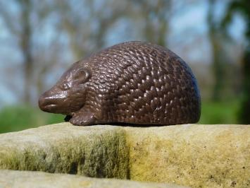 Garten Igel Skulptur Gusseisen braun