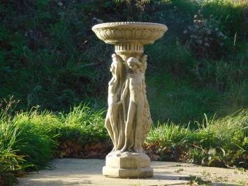 Vogeltränke stein, Gartenvase auf Gartenstatue, englischer Guss