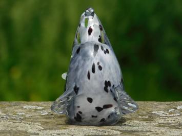 Glazen beeld Zeehond, In Kleur, Glassculptuur