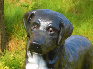 Schöner 'Labrador Retriever' schwarz - aus Polystone