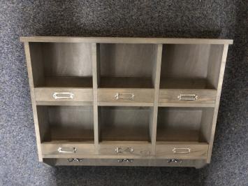 Wand organizer, hout, kapstok, organiseren, opslag, kruidenrek