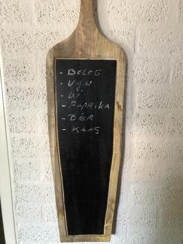 Wandtafel aus Holz, Brotbrett mit Beschriftungsmöglichkeit