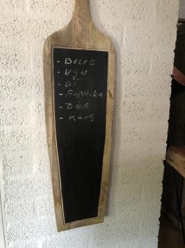 Wandtafel aus Holz, Brotbrett mit Beschriftungsmöglichkeit