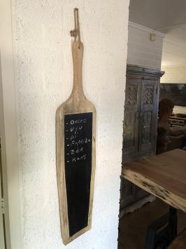 Wandtafel aus Holz, Brotbrett mit Beschriftungsmöglichkeit