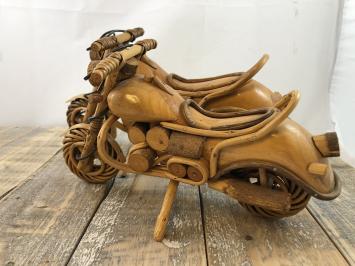 Set handgemaakte houten motoren, lowriders