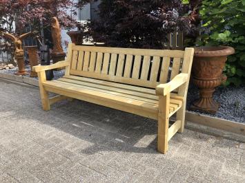 Parkbank hout, geïmpregneerde tuinbank, robuust houten bank