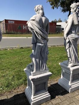 Schöne Gartenstatue des Bacchus, voll Stein