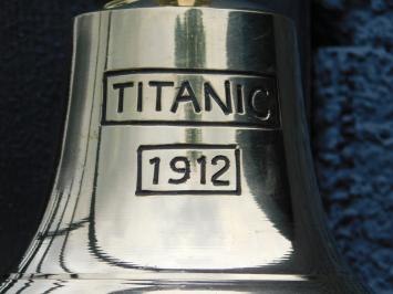 Glocke 'Titanic 1912' mit Seil, Messing, S