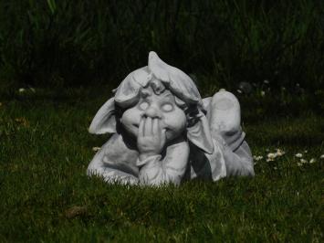 Gartenstatue Zwerg, Dekoration für den Garten, Stein