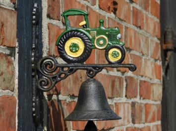 Klassieke Deurbel Tractor, Gietijzer, Klingel Bel