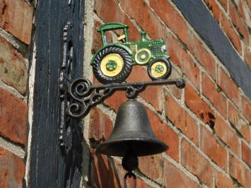 Klassieke Deurbel Tractor, Gietijzer, Klingel Bel