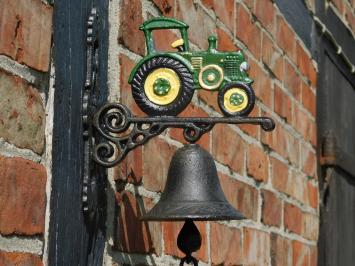 Klassieke Deurbel Tractor, Gietijzer, Klingel Bel