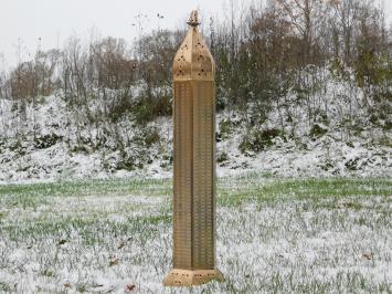 Grote Metalen Lantaarn met Glas, Staand of Hangend