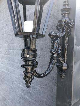 Wand buitenlamp Maas 65, Alu gegoten met Lampenfitting en Glas