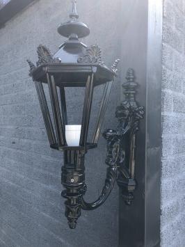 Wand buitenlamp Maas 65, Alu gegoten met Lampenfitting en Glas