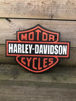 Wandplatte Harley-Davidson MC