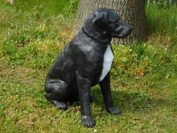 Schöner 'Rottweiler' schwarz und weiß - aus Polystone