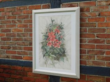 Gemälde ''Blumen'' - Aquarell - Signiert von Dianne