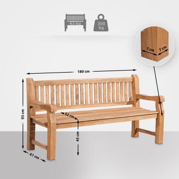 tuinbank 180 cm - 3