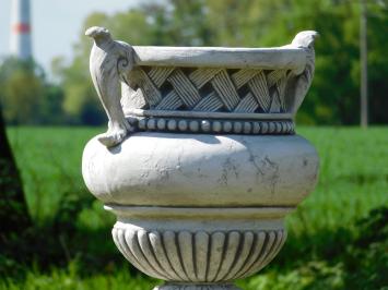 Gartenvase mit Ohren - 53 cm - Klassisch - Stein