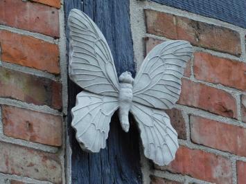 Schmetterling aus Stein - Wanddekoration - inkl. Haken