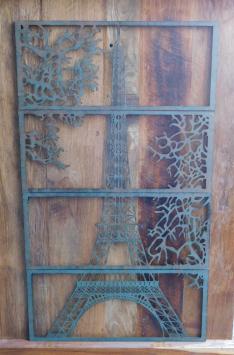 Wandornament, 4 Teile, der Eiffelturm, Paris, Wanddekoration